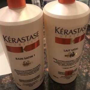 Kerastase Bain Satin 1 Shampoo & Lait a Vital Cond